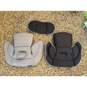 Chicco NextFit Infant Insert Set Light Gray Black Newborn Positioner (4–11 lbs)